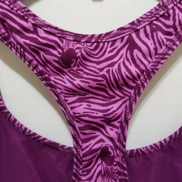 Victoria's Secret bra Small VSX The Player racerback workout gym sports zebra - Picture 4 of 8